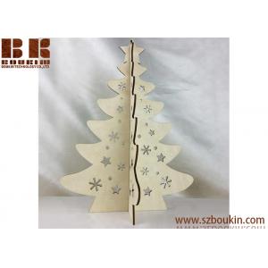 Artificial Christmas tree Stand Ornaments Party Decoration wooden gift