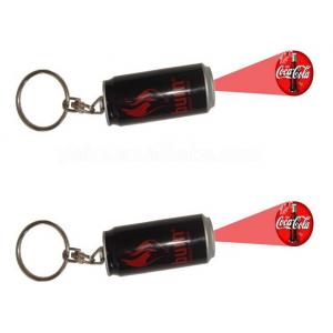 China Led Can Shape Projector Keychain different design with different customer logo supplier