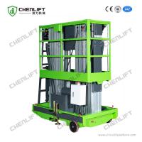 China Extension Platform Double Mast Mobile Aerial Work Platform 10m Lifting Height on sale