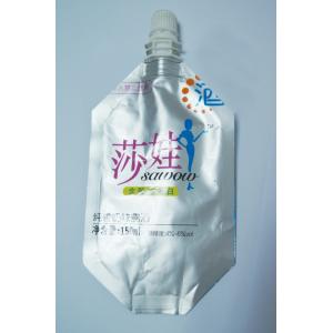 China 150ml Silver Aluminum Foil Flat Spout Pouch Packaging For Wine Packaging supplier