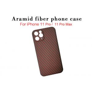 China Lightweight Matte Finish iPhone 11 Pro Max Aramid Case Carbon Fiber Phone Case supplier