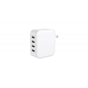 PC 94 V0 European USB Wall Charger , 75g 4 Port USB Wall Outlet