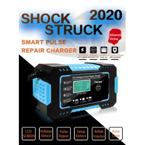 12V 24V AGM GEL Battery Intelligent Pulse Repair Charger Portable