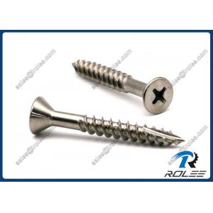 China #10 x 1-1/2&quot; Marine Grade 316 Stainless Decking Screw, Type 17, Fine Thread wholesale