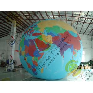 Durable Huge Earth Balloons Globe , Inflatable Helium Filled Balloons