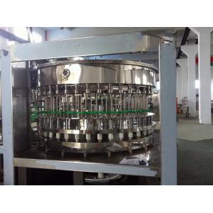 40 Filling Head Rotary Bottle Filling Machine , PET / Glass Bottle Production Line