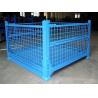 China Multi Color Wire Mesh Pallet Cage , Welded Wire Cage With Zine Plated Surface Treatment wholesale