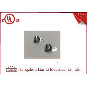China 3/8 Steel EMT Conduit Fittings Two Hole with Electro Galvanized Finish supplier