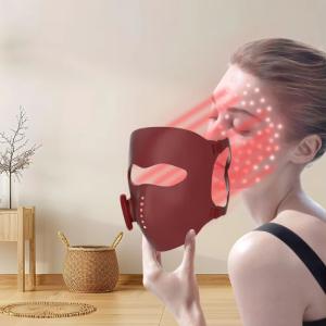 肌を固める抗老化 LEDライトフェイスマスク シリコン LED赤外線フェイスマスク