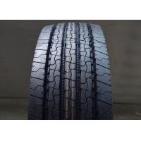 China Reinforced 11R 22.5 Truck Tires , Low Rolling Resistance Tires 4 Zigzag Grooves on sale