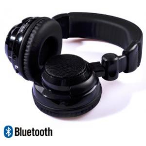Black headset Loud and powerful bass noise cancel Wireless Stereo Bluetooth headphone