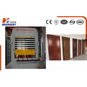 China Manual And Automatic Embossed Door Skin Press Machine For Multilayer Door Press supplier