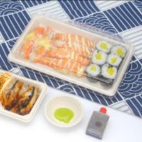 China Cake Sushi Packing Box Eco Friendly Biodegradable Compostable on sale