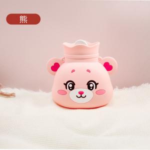 Tasteless BPA Free silicone hot water bottle For Menstrual Cramps Customized