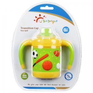 China 6 Month 6 Ounce Children Soft BPA Free Flexible Baby Sippy Cup supplier