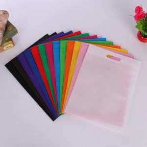 China Reusable Non Woven Fabric D Cut Bags Personalised Grocery Company Logo Eco Friendly supplier