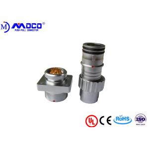 China Waterproof 3B Series 16 Pin Round Connector , Thread Tighten Wire Cable Connectors supplier