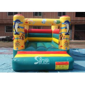 China Indoor kids small seaworld inflatable jumping castle with slide made of lead free material from Sino Inflatables supplier