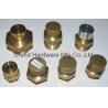 NPT / BSP male thread natural brass breather vent plugs,air released plugs