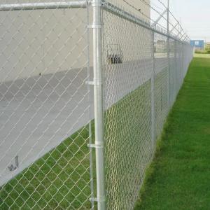 Hot Dipped Galvanized Chain Link Fence Electro Zinc 8ft Chain Link Fencing