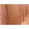 Concert Halls Drapery Copper Ring Mesh Chainmail Type 1mm Dia 8mm Aperture
