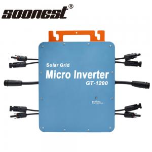 1200W Micro Inverter Power Cable Or Standard Good Price Solar Panel Micro Inverter Micro Grid Tie Inverter Us Pure Sine Wave