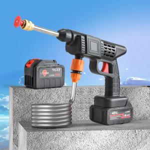 Household Cordless High Pressure Car Washer Gun Lithium Battery Supercharged