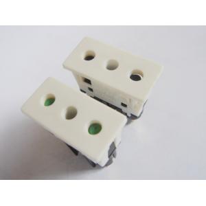 China Custom Italy Standard Power Outlet Socket Single Jack With Black / White Color supplier