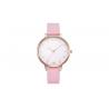 China Multi Color Ladies Leather Strap Watches Thin Design With VJ21 Quartz Movt wholesale