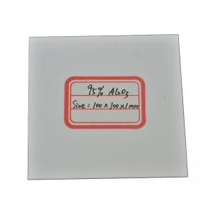 China 35 W/MK Alumina Ceramic Substrate  With 8.9 X 10-6/K Thermal Expansion White supplier