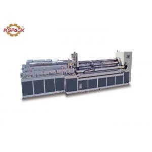 High Speed Paper Pipe Cutting Machine For 3 - 15mm Tube Thickness Brake Hole