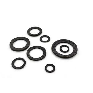 DIN 9250 Knurling Disc Spring Washer Black Oxide Conical Spring Contact Washer For Screws