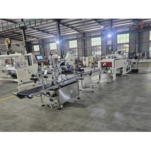 China High speed automatic label applicator maxi roll printing kitchen towel paper making machine production line price wholesale
