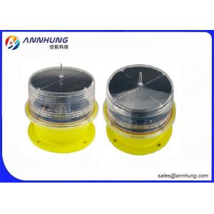 China GPS Function DC6.4V Solar Powered Aviation Lights For Tower Crane supplier