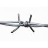 China Dia 2.5mm Hot Dip Galvanized Barbed Wire With 4 Points wholesale