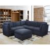 China Practical Antiwear Modern Modular Sofa , Foldable Sectional Couch With Chaise wholesale