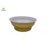 China 2 Piece Can Food Soup Packaging Round Bowl Shape with White Oil Inner wholesale