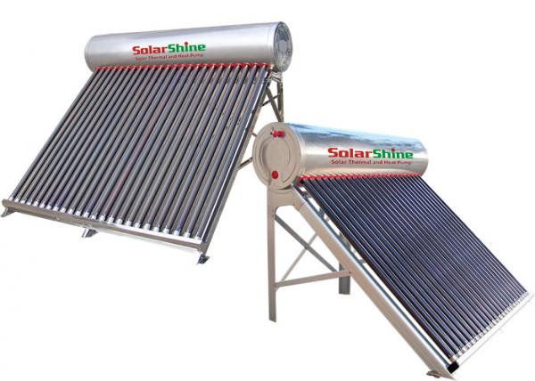 155 - 450 L Capacity Vacuum Tube Solar Water Heater , Passive Solar Water Heater