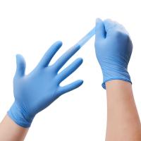 China Ambidextrous EN455 Powder Free Nitrile Gloves Large For Hands Protection on sale