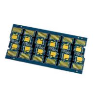 China Clab Dark Blue Blank Copper PCB Board 2 Layer 2OZ 2.0mm HASL ENIG on sale