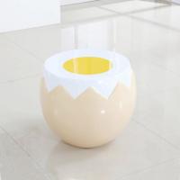 China Egg Table Chair Furniture Sculptures , Resin Modern Table Sculptures on sale