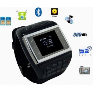 China dual sim wrist watch mobile phone with numberic keyboard and compass functions VE77 supplier