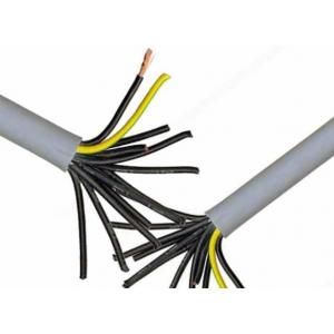 China Industrial Machine Multi Conductor Control Cable 2.5mm Wide Operating Temperature supplier
