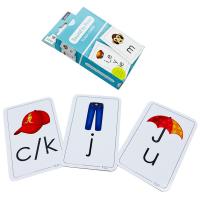 China 350 Gsm Artpaper Alphabet Learning Cards With Hanger on sale