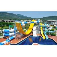 China ODM Outdoor Amusement Water Park Playground Equipment Spiral Slide on sale