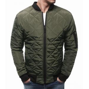 Thicker Quilted Lining Warm Waterproof Winter Jacket For Men V Neck Design