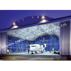 Airport Development Aircraft Hangar Buildings , Steel Airplane Hangars Constructions