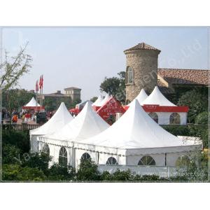 China High Peak PVC Party Tent Shelter White Gazebo Canopy 80 km / h Wind Load supplier