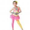 China MiDee Jazz Dance Costumes Zebra Leotard Sequin Vest Multi Color Lycra Skirt-Pants For Girls wholesale