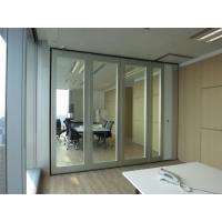 China Office Glass Sliding Partition Walls Bathroom Glass Partition For Conference Room on sale